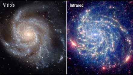 How do astronomers use infrared light to explore our Universe?