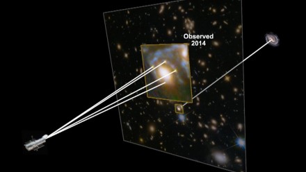 'Cosmic magnifying glass' used to find ancient supernova