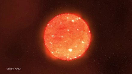Astronomers witness the near-death experience of distant stars