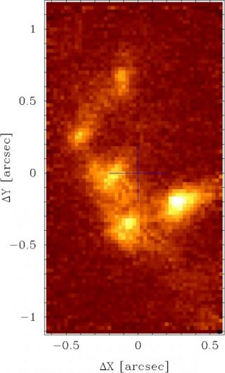 Simulated GMTIFS observation of UDF 6462 with 25mas pixels