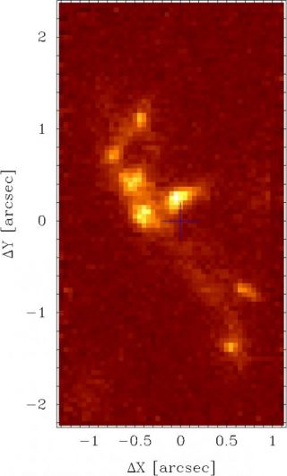 Simulated GMTIFS observation of UDF 6462 with 50mas pixels