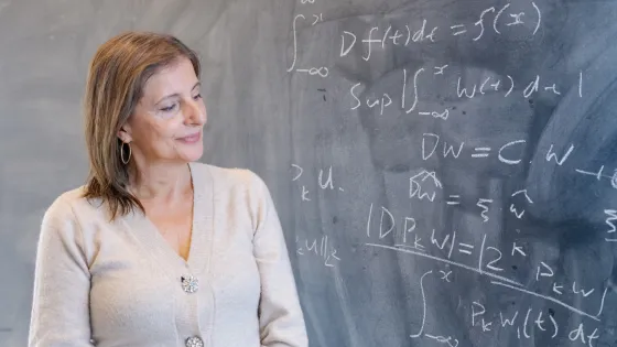 MSI Director Professor Lilia Ferrario at Hanna Neumann (Building 145) Mathematical Sciences Institute. Canberra, ACT, Australia 09.May.2023 (Nic Vevers/ANU)