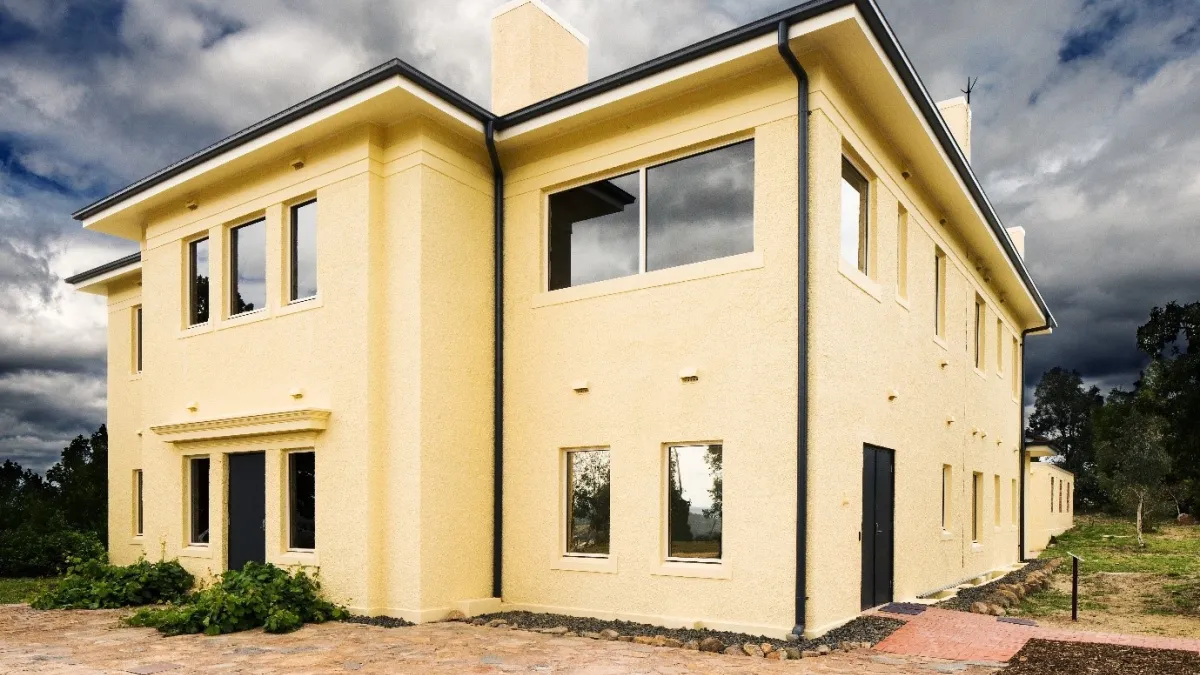 Director's Residence after being stabilised. Image: Stuart Hay, ANU.