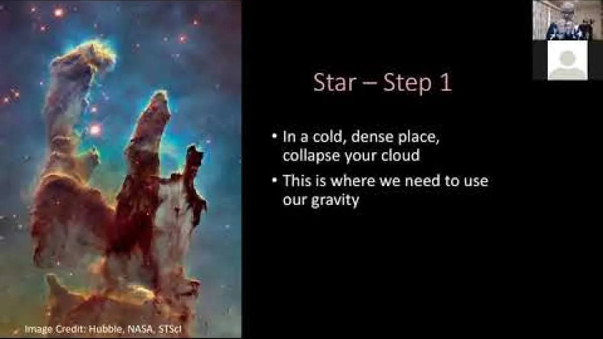 Preview image for the video "Eloise Birchall: Where Do Stars, Planets and Moons Come From?".