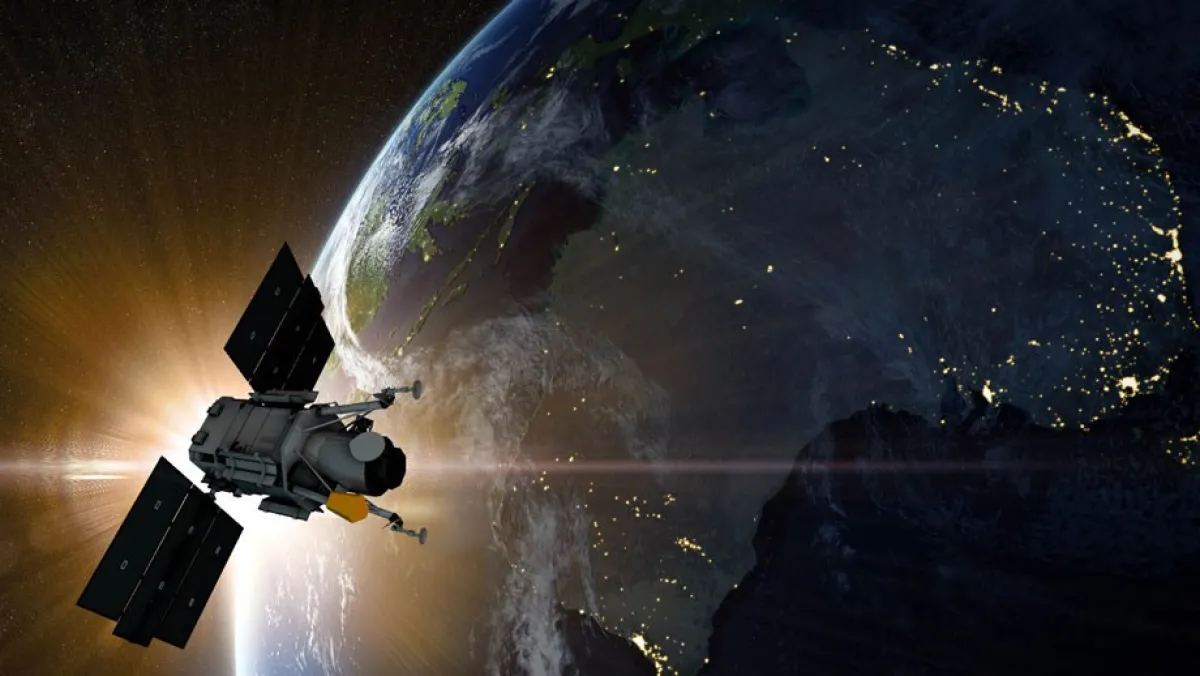 Satellite selfie