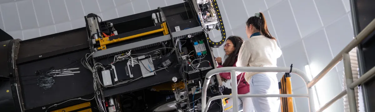 3.9-metre Anglo-Australian Telescope (AAT) Dr Stefania Barsanti (ANU)  Siding Spring Observatory (SSO) Coonabarabran, New South Wales, Australia 14.September.2023 (Nic Vevers/ANU)