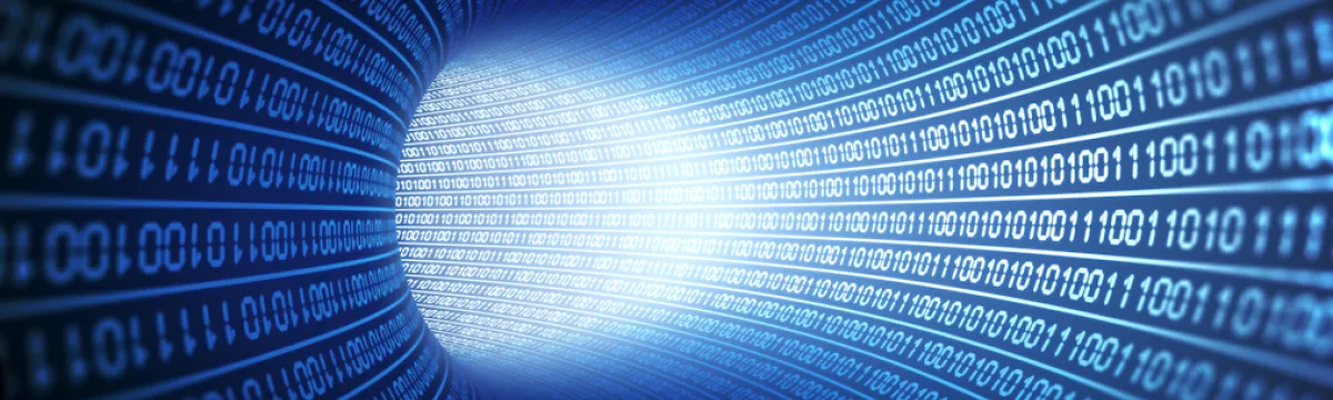Data Tunnel adobe stock image.