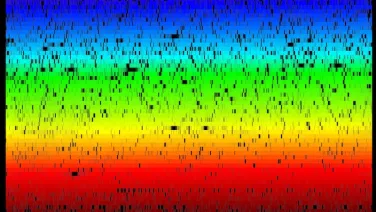 THE COLOURFUL SPECTRA TAKEN AT SIDING SPRING OBSERVATORY WITH THE ELEMENT BARCODE OF THE POINTER STARS ALPHA CENTAURI