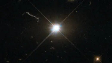 A bright supermassive black hole. Image credit: ESA/Hubble &amp; NASA